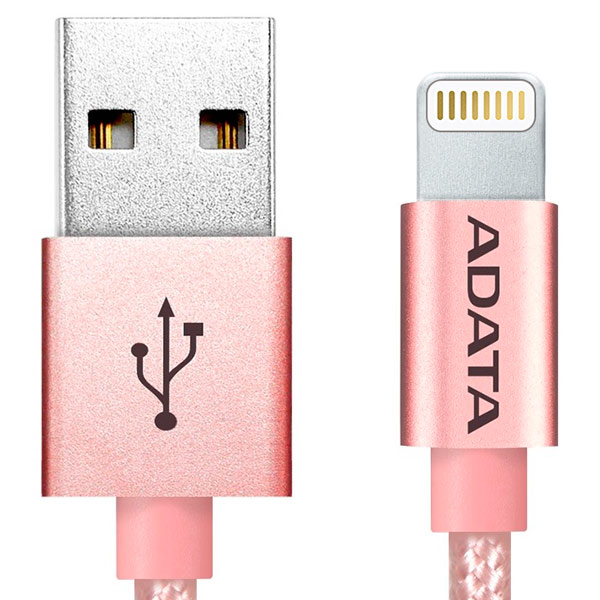 фото Кабель adata lightning 1м rose