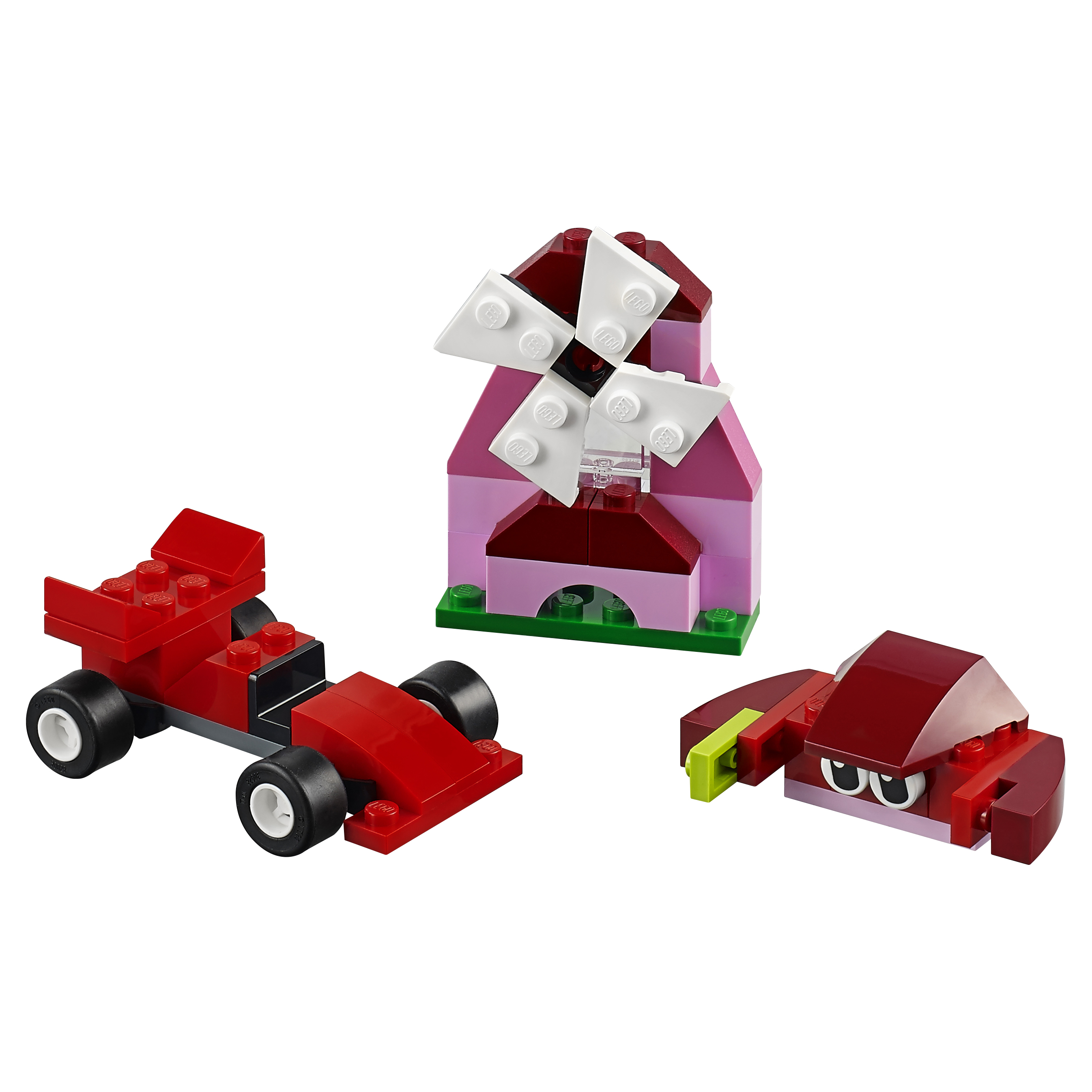 Конструктор LEGO Classic Красный набор для творчества (10707) конструктор lego classic дополнение к набору для творчества – пастельные а 10694