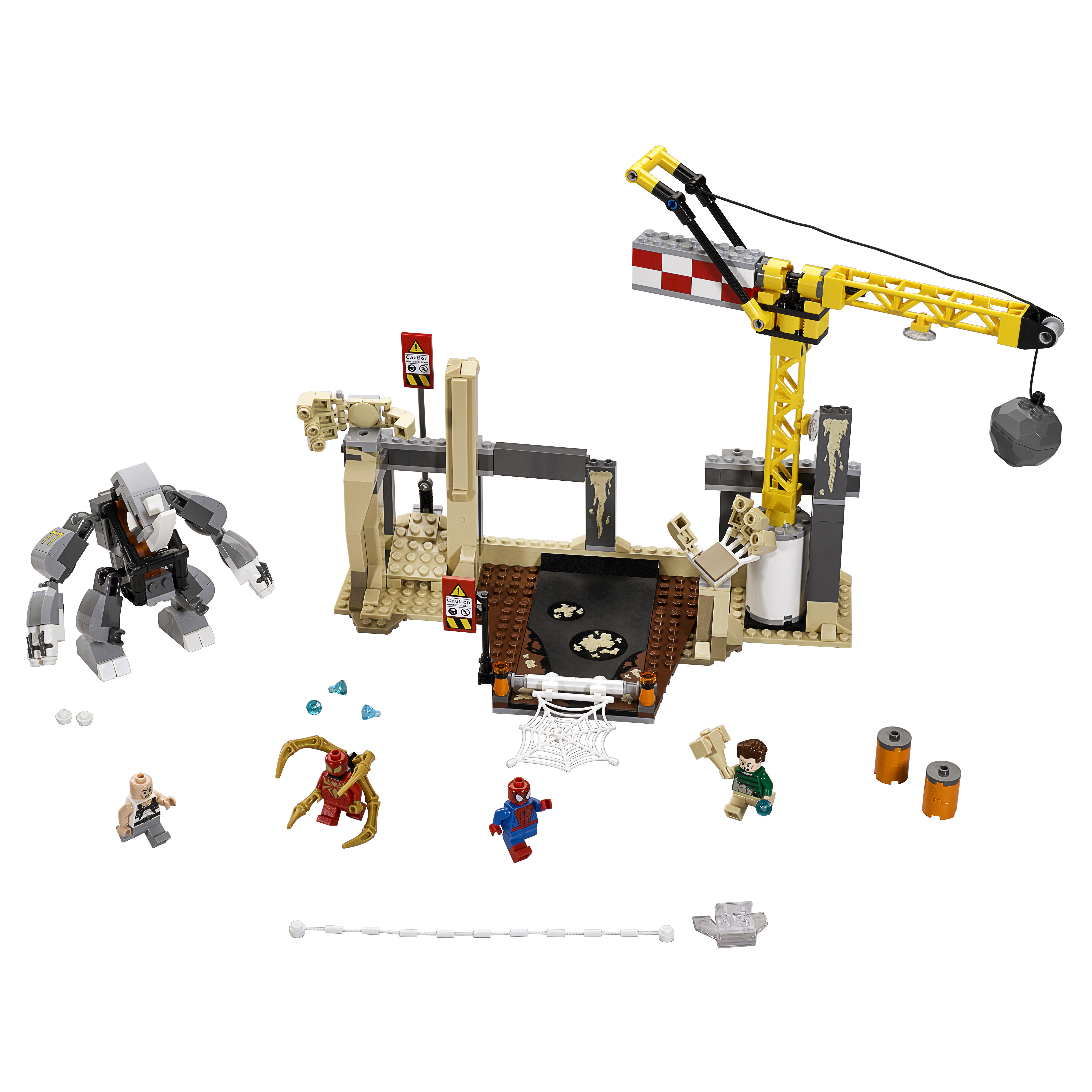 фото Конструктор lego super heroes носорог и песочный человек против супергероев (76037)