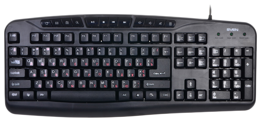 

Клавиатура Sven Сomfort 3050 Black, Сomfort 3050