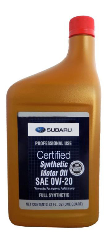 Моторное масло Subaru Synthetic 0W20 0,946л