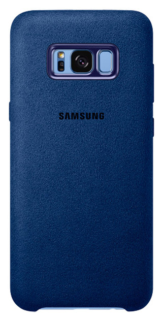 фото Чехол samsung galaxy s8plus alcantara blue (ef-xg955alegru)