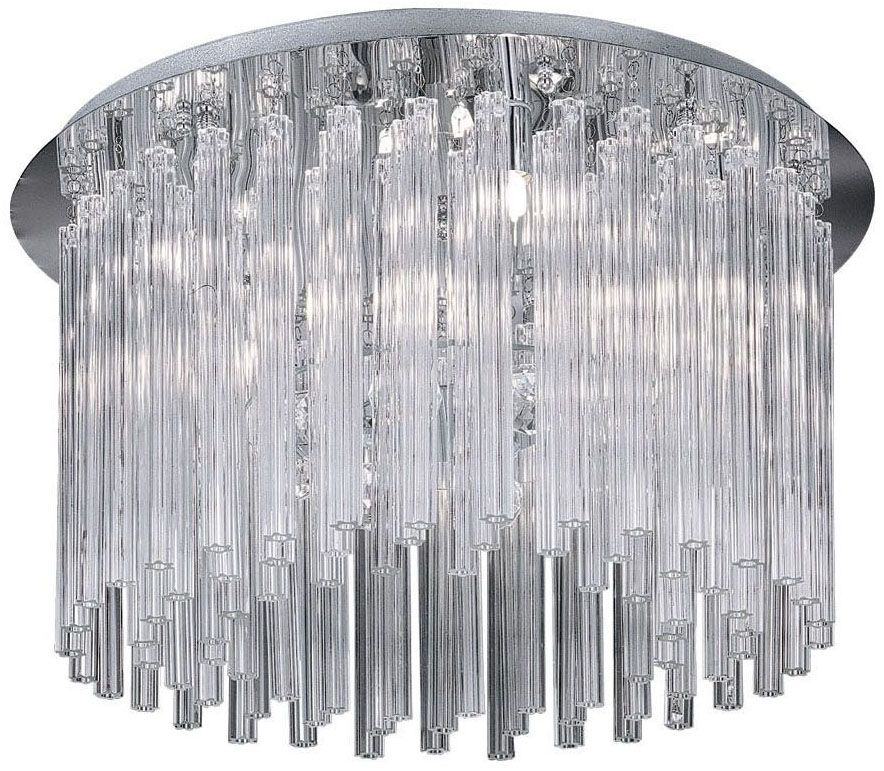 Светильник потолочный Ideal Lux Elegant PL8 8x28Вт G9 300Лм 2700К D50 Прозрачный 019451