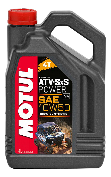 фото Моторное масло motul atv sxs power 4t 10w-50 4л