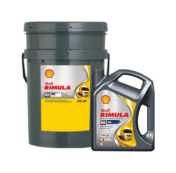 фото Моторное масло shell rimula r6 me 5w-30 20л