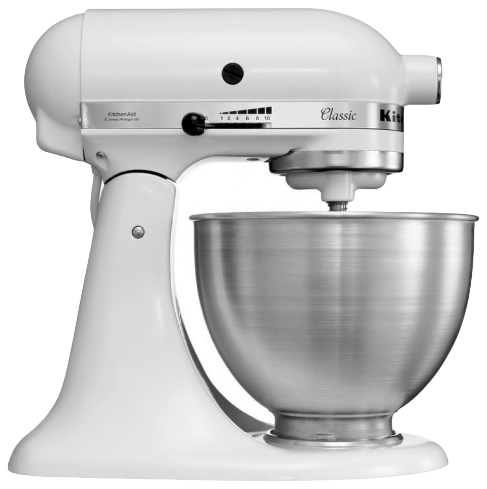 фото Миксер kitchenaid classic 5k45ssewh white