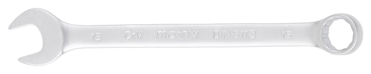 Комбинированный ключ MATRIX 15111 ключ комбинированный matrix 15119 24 мм crv матовый хром