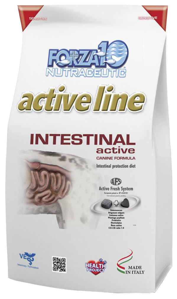 фото Сухой корм для собак forza10 active line intestinal, рыба, 4кг