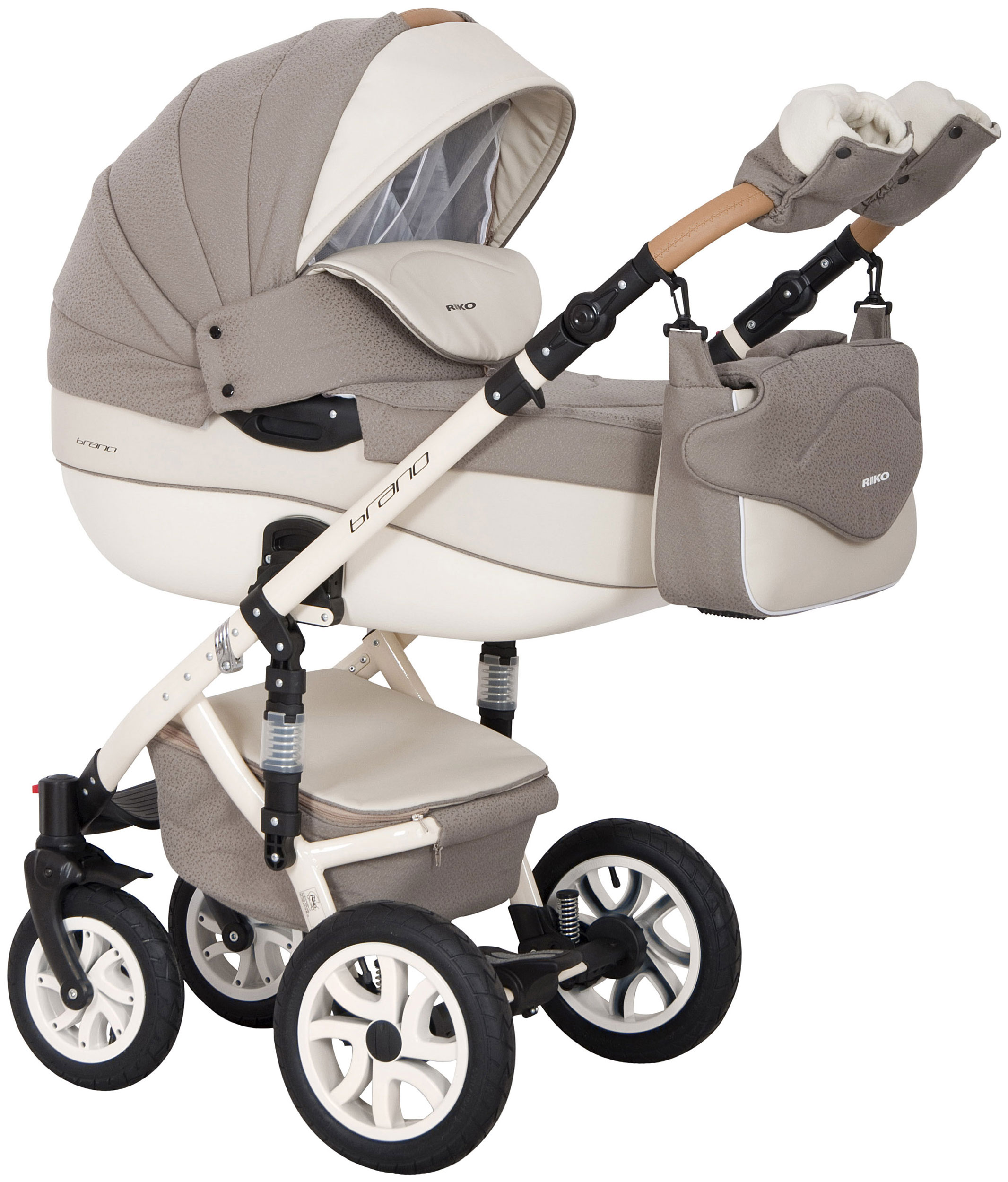 

Коляска 2 в 1 Riko Bruno Ecco 14 cafe late, Bruno Ecco