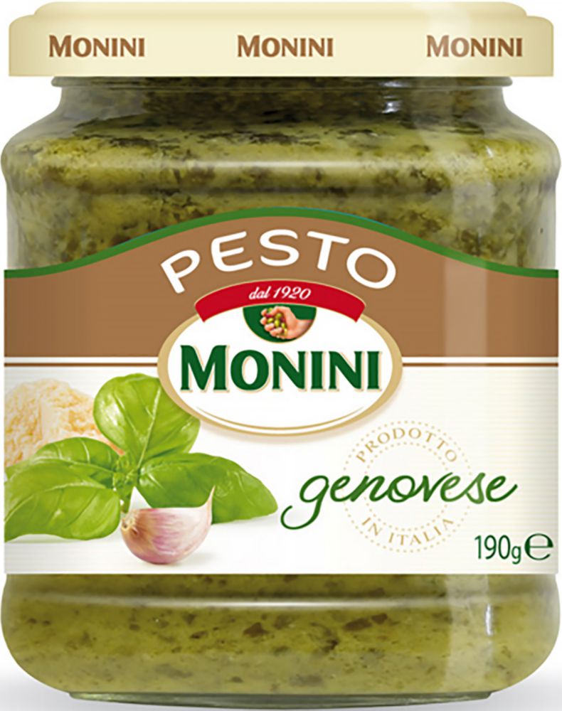 Соус pesto Monini с базиликом и чесноком 190 г