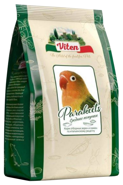 

Сухой корм для попугаев Viten, 500 г