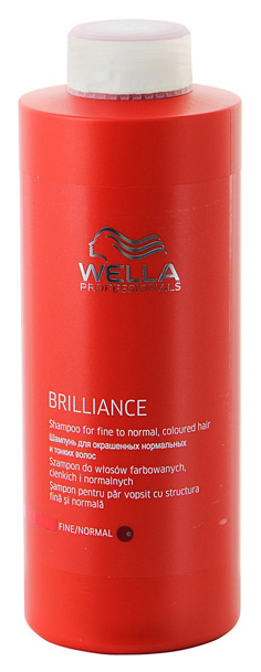 фото Шампунь wella professionals brilliance shampoo for normal color hair 1 л