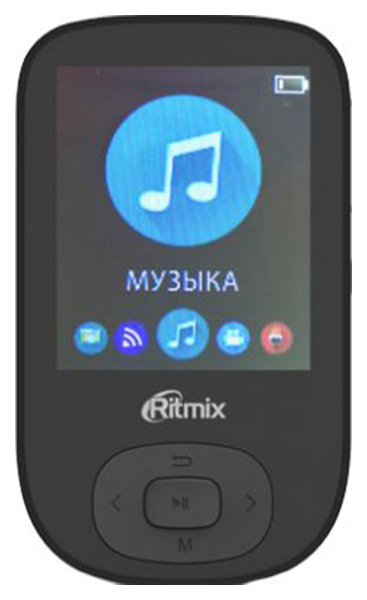 

Мультимедиа плеер с поддержкой Bluetooth Ritmix RF-5100BT 4Gb Black, RF-5100BT 4Gb Black