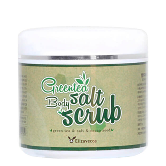 фото Скраб для тела elizavecca greentea salt body scrub 600 г