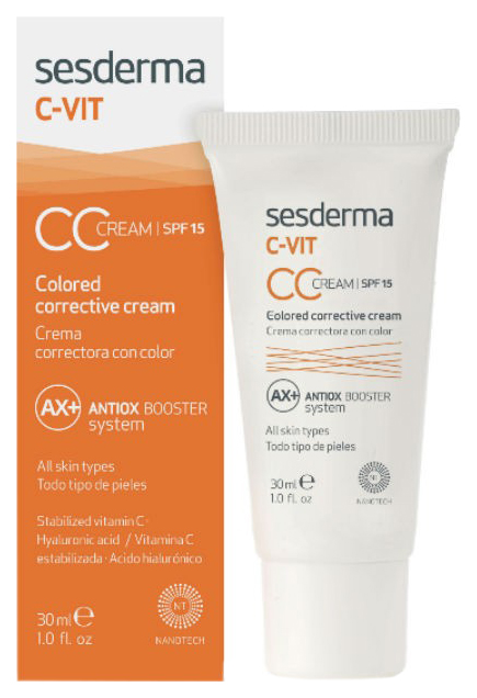 фото Bb и сс средство sesderma c-vit cc cream 30 мл