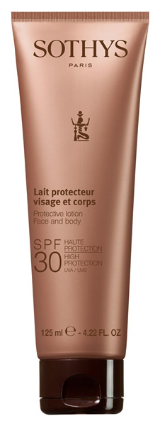 фото Эмульсия для лица sothys protective lotion face and body spf30 high protection 125 мл