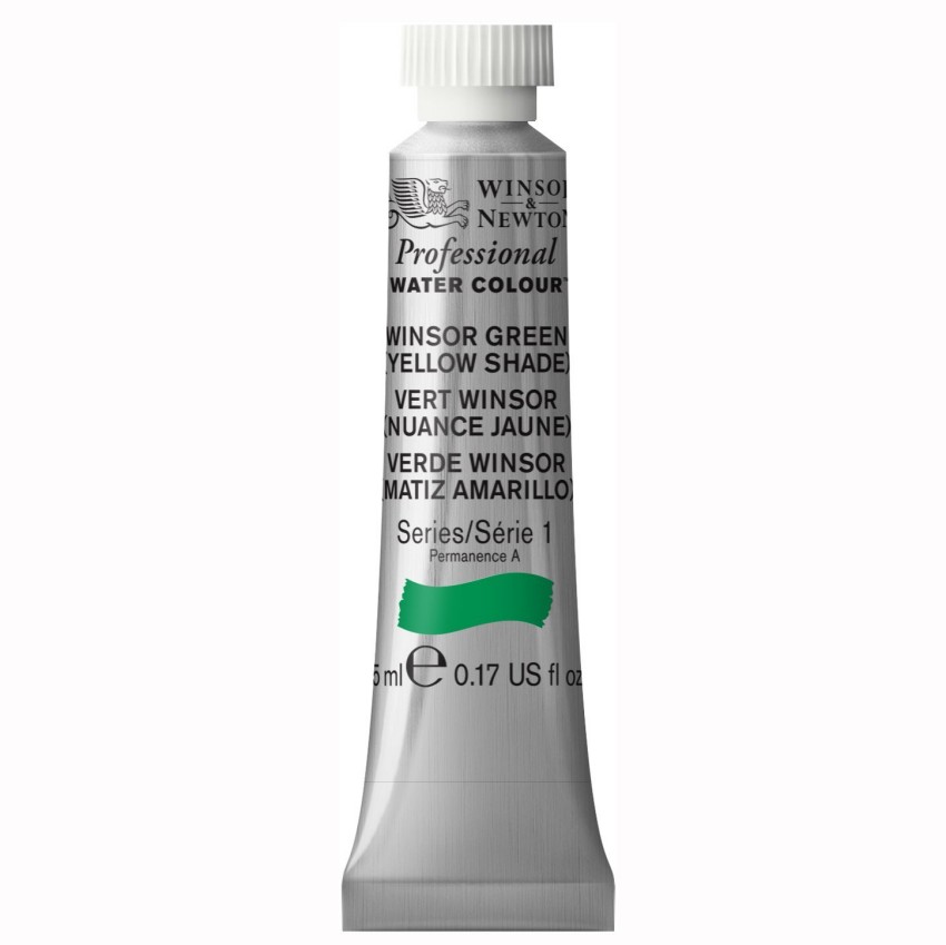 Акварель Winsor&Newton Artists Watercolour винзор зеленый желтый 5 мл