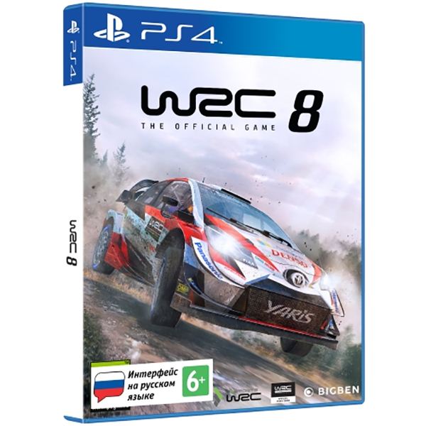 Игра WRC 8 для PlayStation 4 4590₽