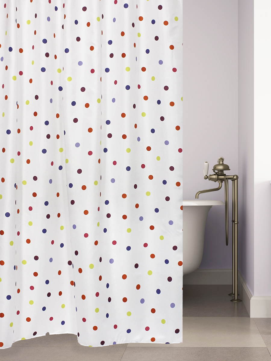 фото Штора для ванной bath plus fun confetti (multi)