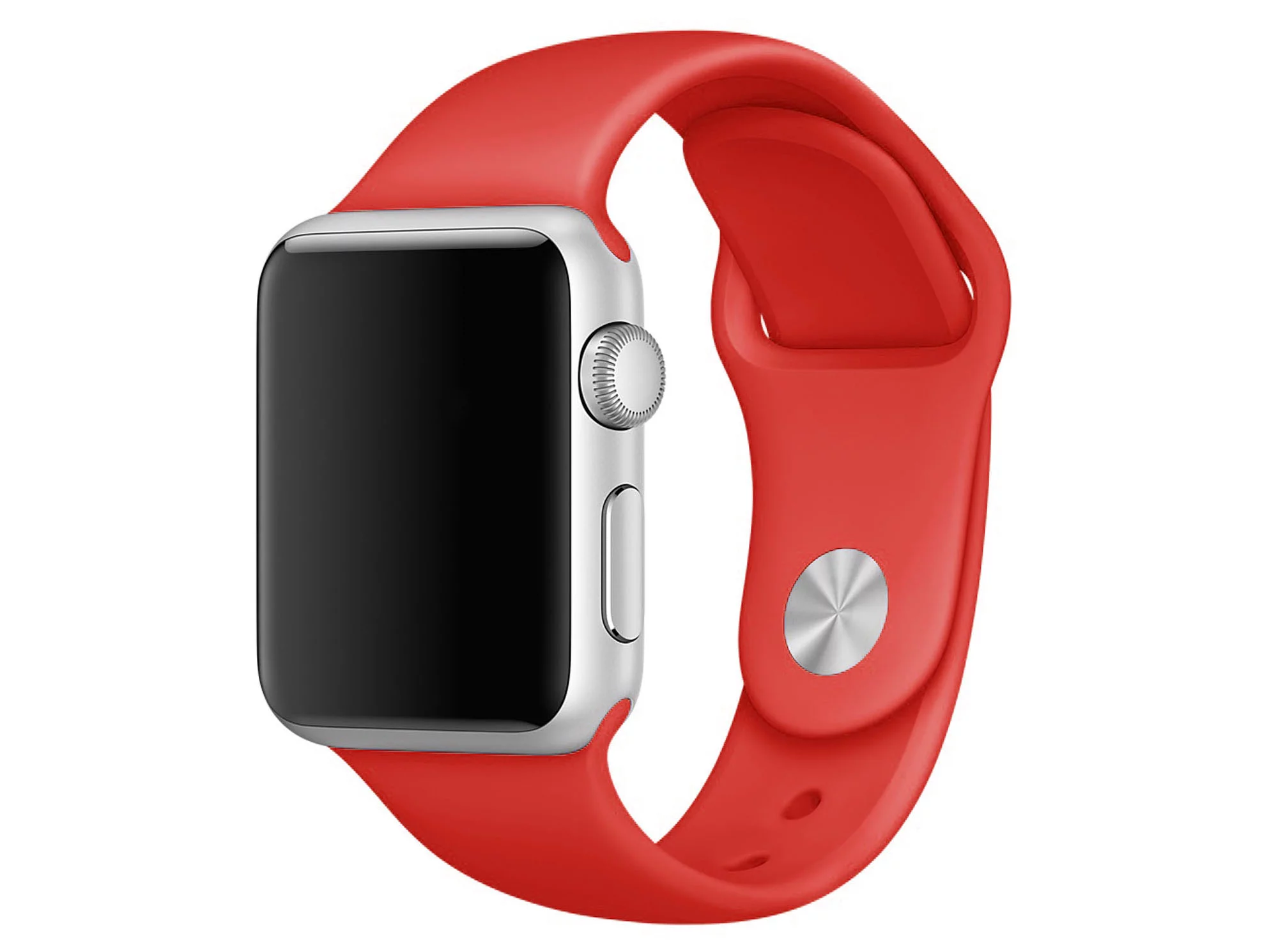 фото Ремешок moonfish для apple watch 38mm silicon red