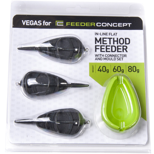 фото Набор кормушек фидерных feeder concept "vegas flat method"