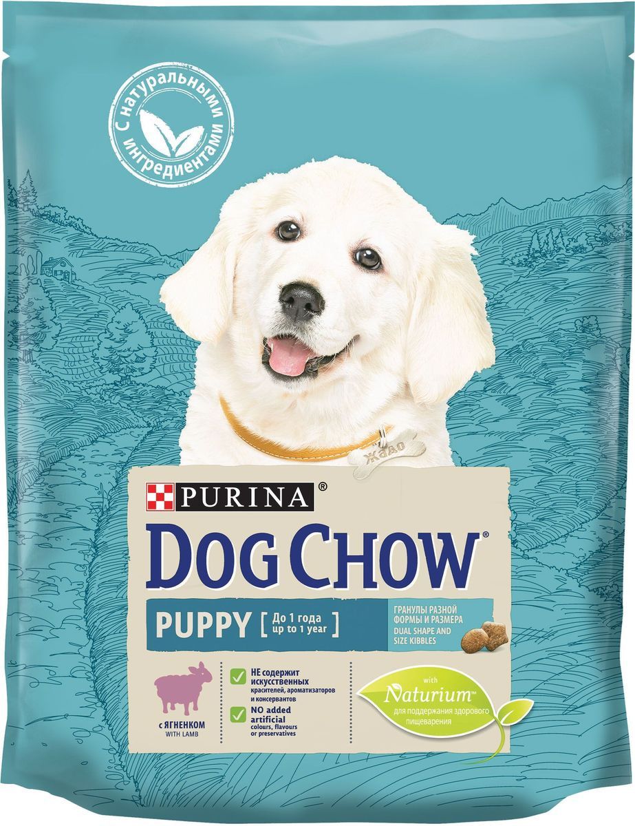 

Сухой корм для щенков Dog Chow Puppy, ягненок, 8шт по 0,8кг, Puppy