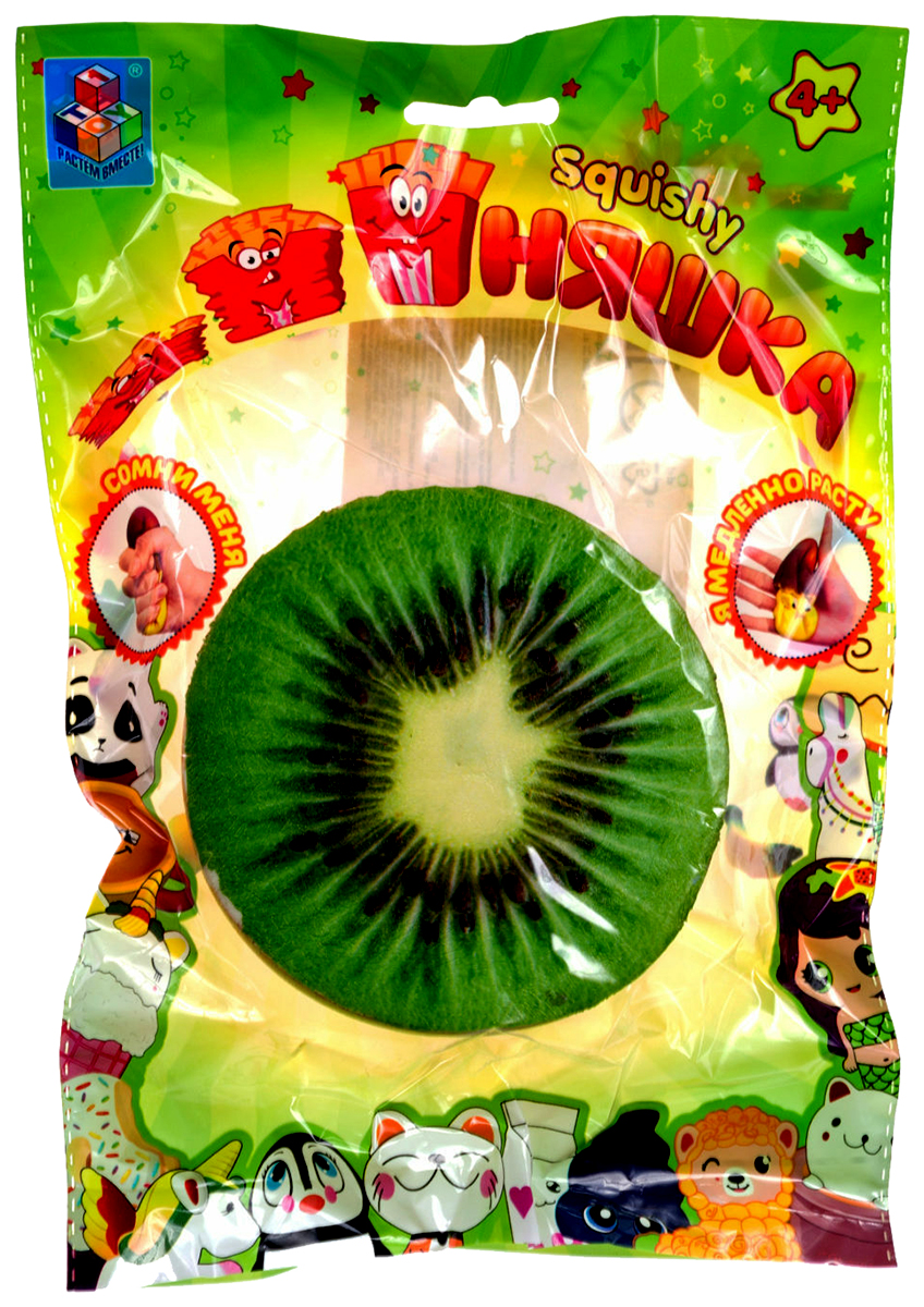 

Игрушка-антистресс "Мммняшка Squishy" - Киви, 10 см 1TOY
