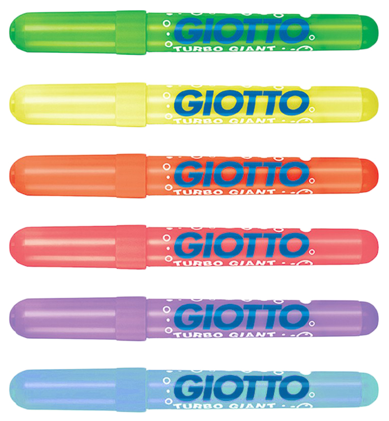 

Фломастеры Turbo Giant Flui Maxi, 6 цветов Giotto