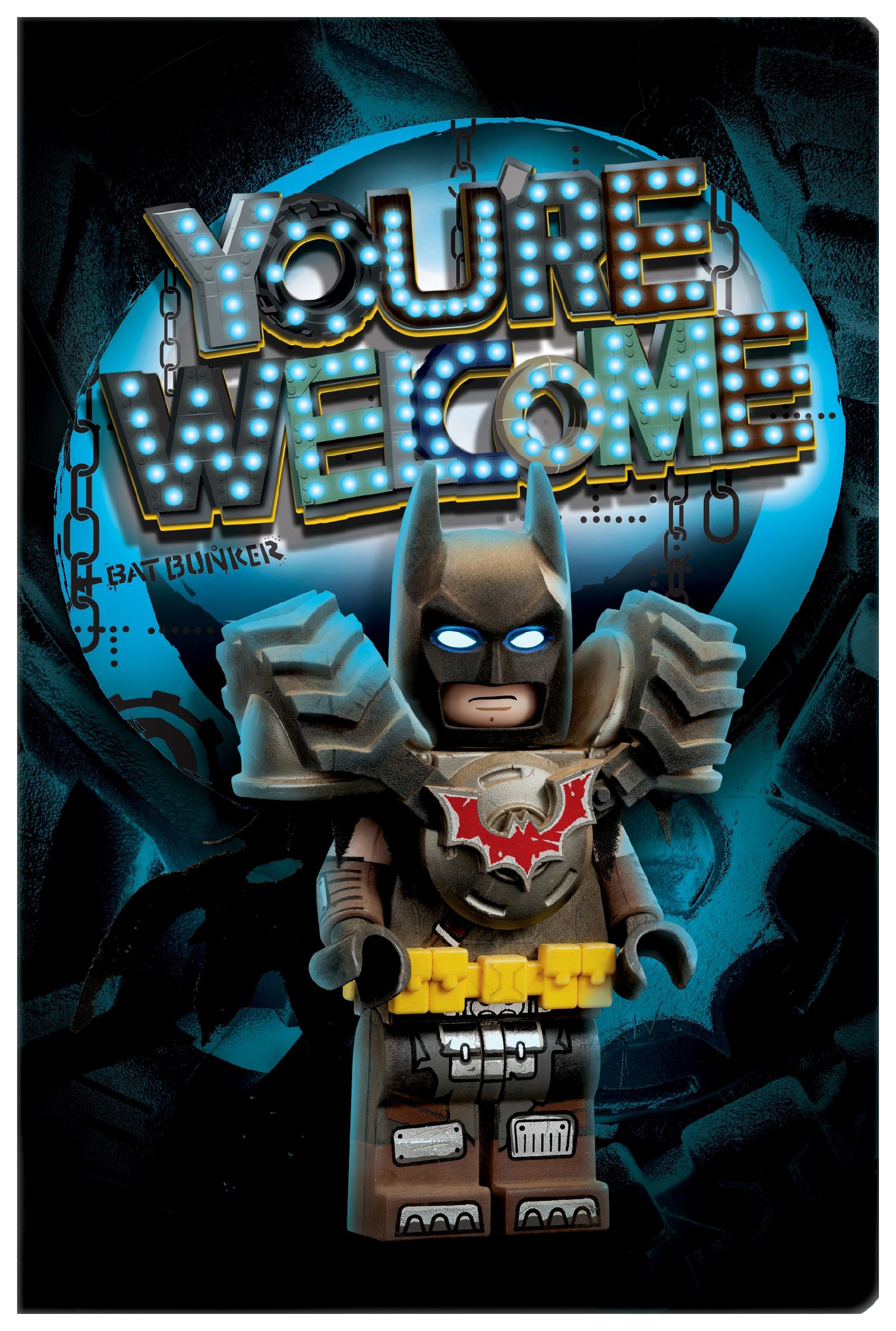 

Записная книжка LEGO "Movie 2. Batman", 96 листов, линейка