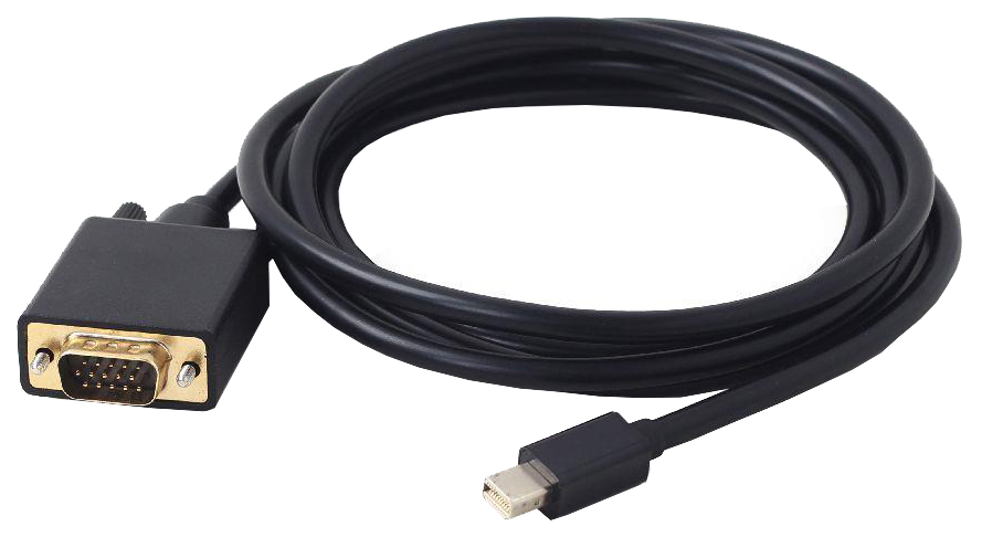 фото Кабель gembird mini displayport-vga, m-m 1,8м black (cc-mdpm-vgam-6)