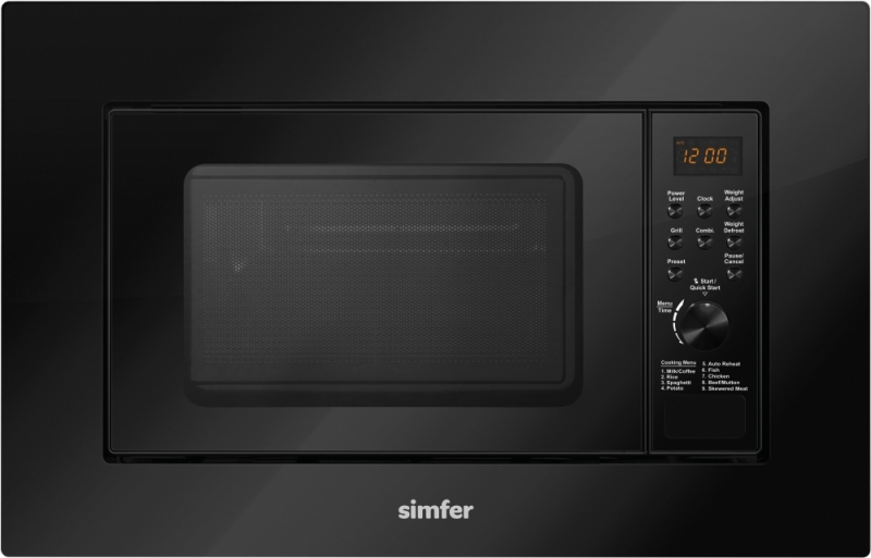 фото Встраиваемая микроволновая печь simfer md2350 black