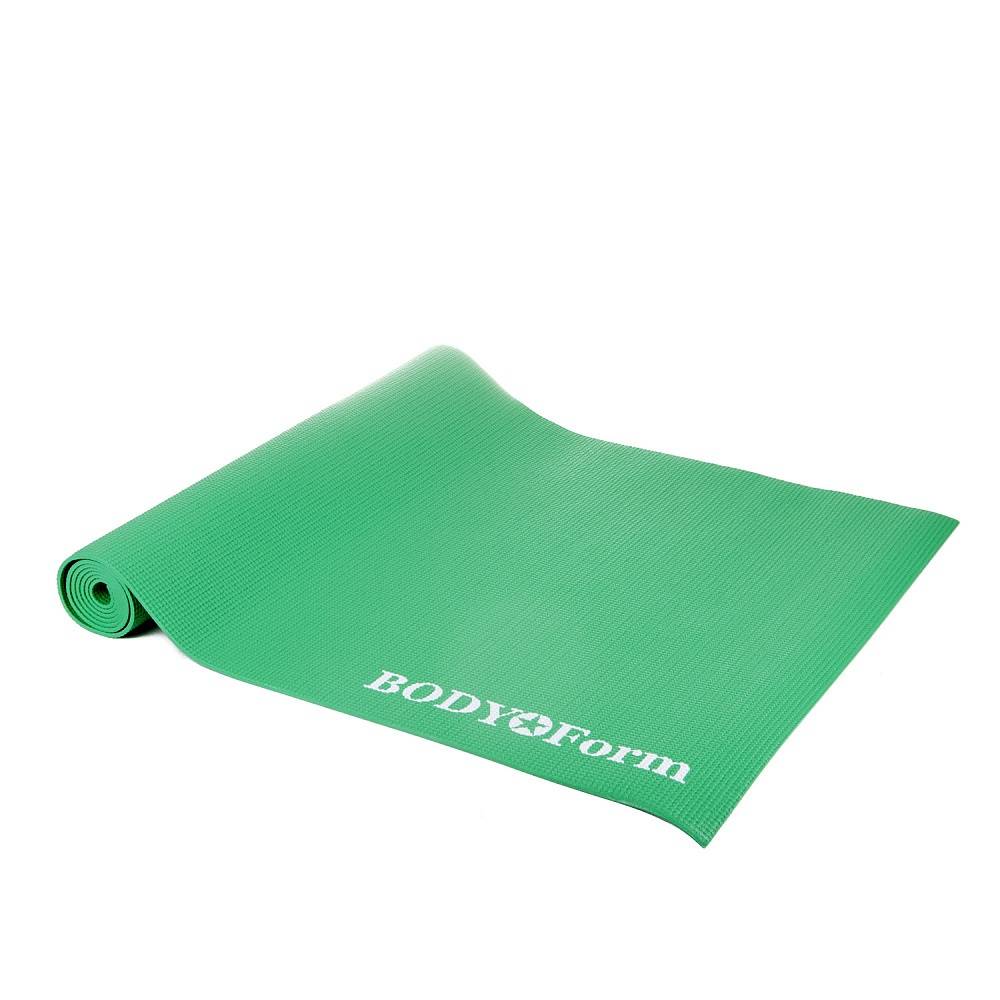 Коврик для фитнеса Body Form BF-YM01C green 173 см, 4 мм