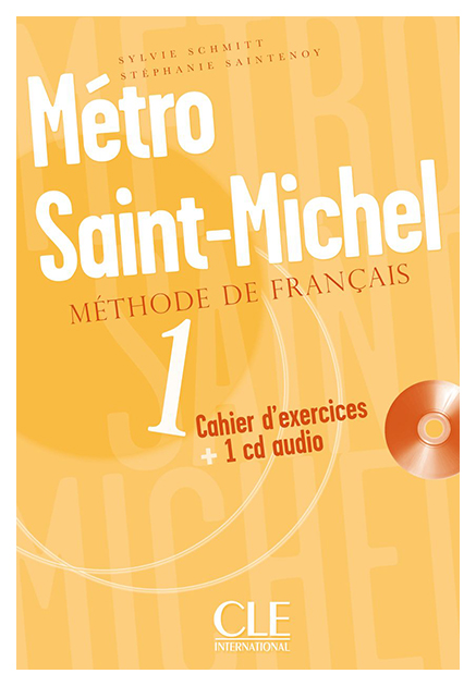 фото Книга cle international "metro saint-michel 1 cahier d'exercices (+ audio cd)"