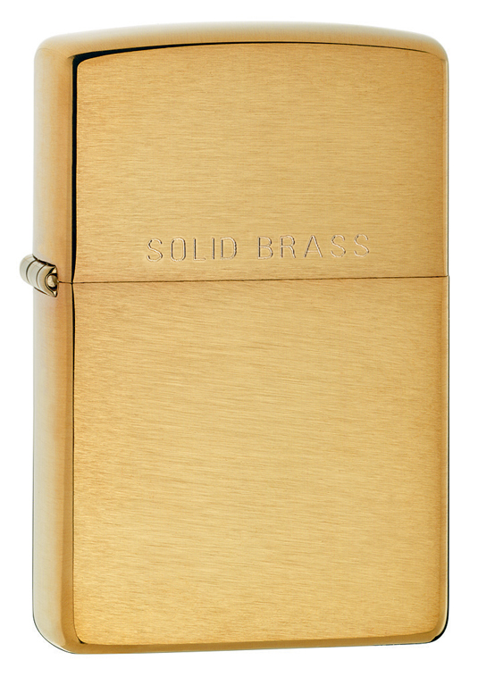 

Бензиновая зажигалка Zippo №204 Brushed Brass, Золотистый, №204