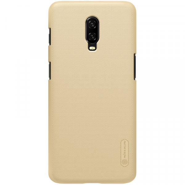 фото Чехол nillkin matte для oneplus 6t gold