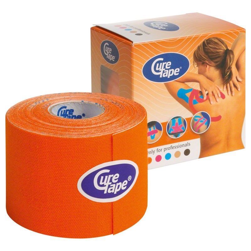 фото Кинезио тейп curetape 5 м х 5 см, 5см, 160196-orange