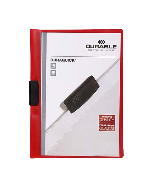 

Папка с прижимным механизмом DURAQUICK 227003 Czerwony А4