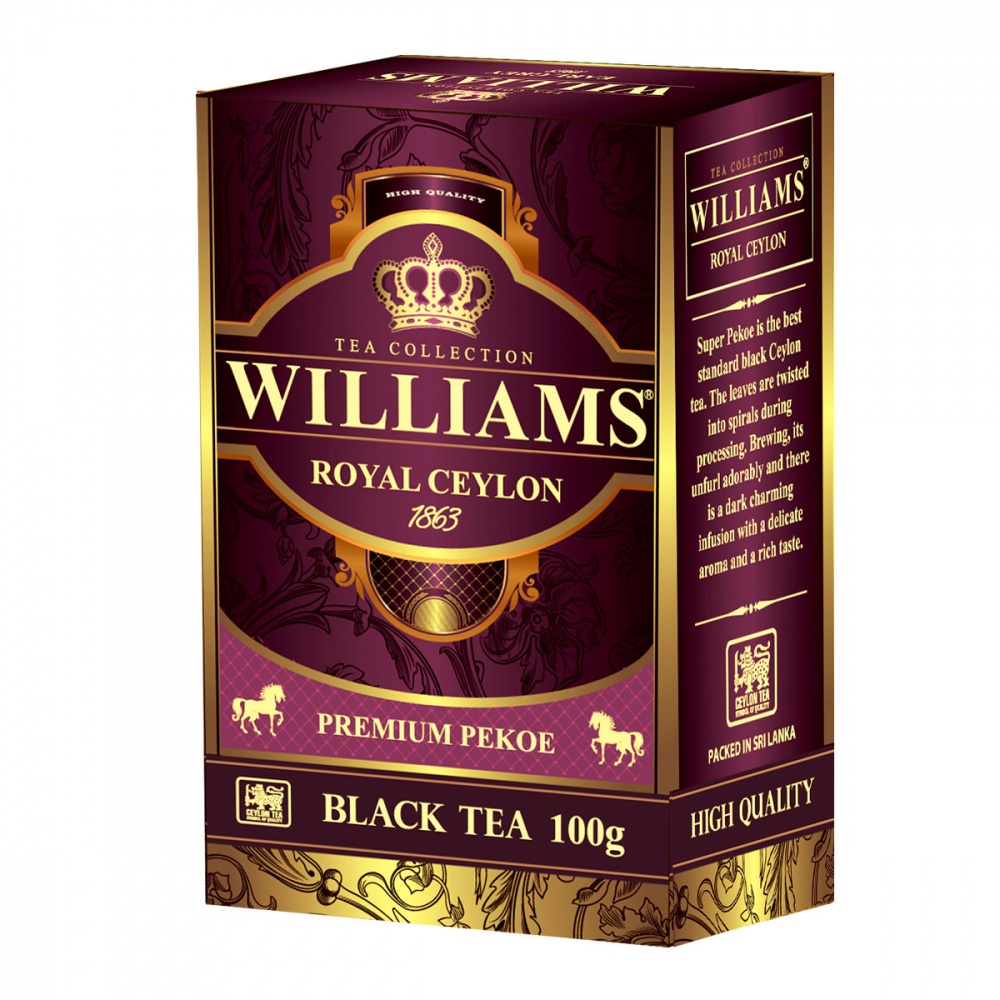 

Чай Williams Royal Ceylon черный 100 г