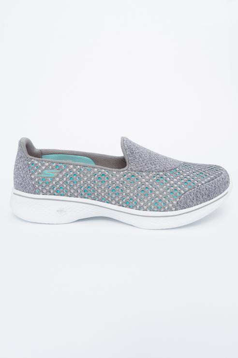 фото Кроссовки женские skechers 14145 серые 38.5 ru