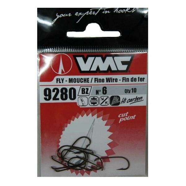 Рыболовные крючки VMC 9280 Bz №8, 10 шт.