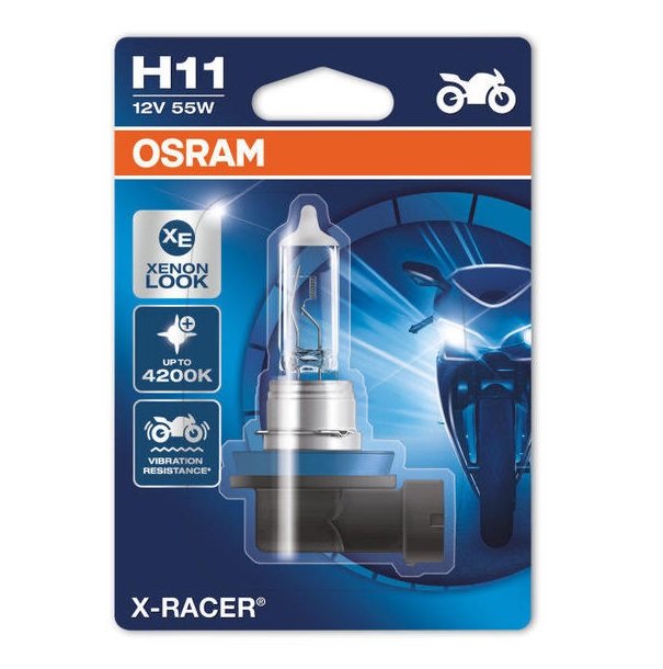 фото Лампа h11 12v (55w) x-racer, 1шт. блистер osram арт. 64211xr-01b