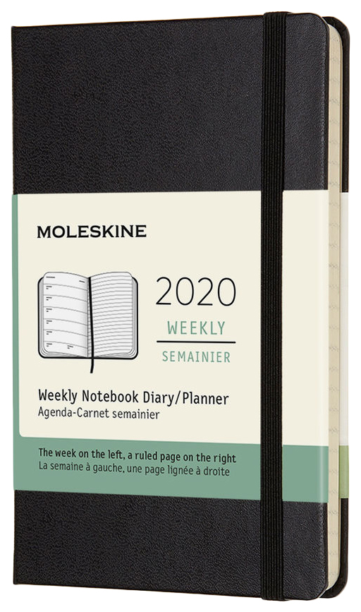

Еженедельник MOLESKINE Classic WKNT Pocket DHB12WN2 Черный