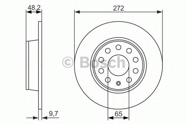 фото Тормозной диск bosch 0986479677