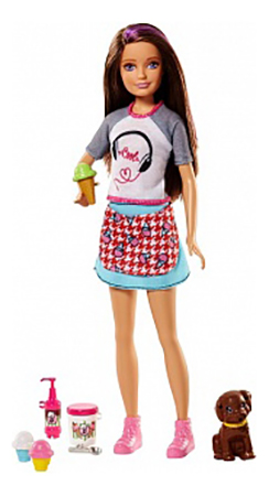

Кукла Barbie FHP61 сестры и щенки, Вкусные развлечения