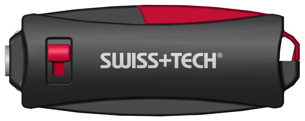 фото Мультитул swiss+tech xdrive micro ratchet st60250 90 мм красно-черный, 5 функций