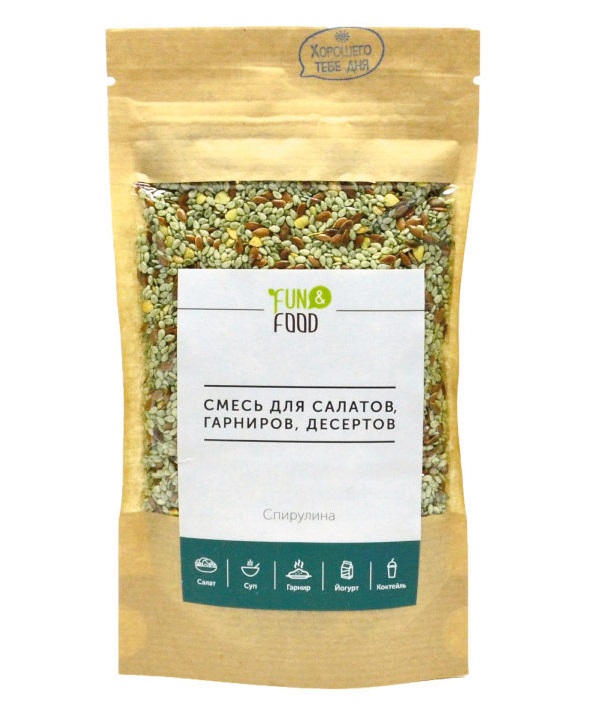 

Смесь для приготовления Fun&Food 100 г спирулина, 2