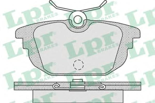 

Тормозные колодки Lpr 05P736