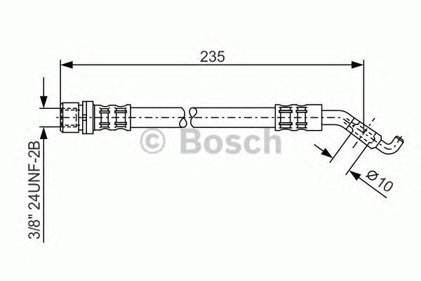 фото Шланг тормозной системы bosch 1987476207