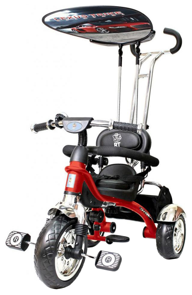 фото Велосипед трехколесный rt lexus trike original grand print deluxe красный r-toys