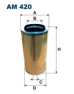 фото Фильтр воздушный filtron am420